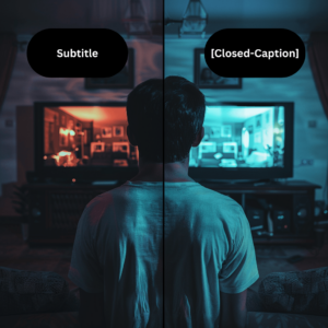Subtitle vs Closed Captions